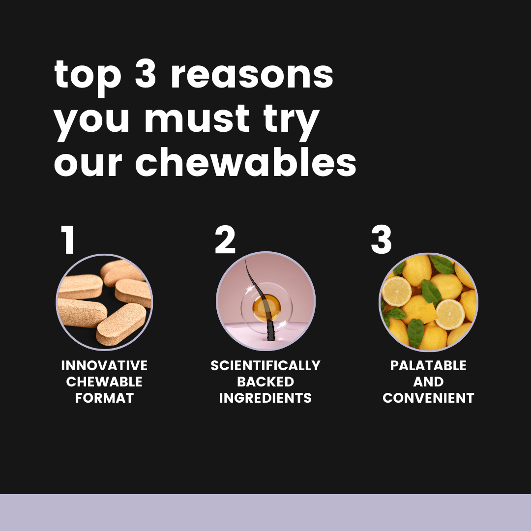Hair Care dietary supplement chewables reasons to try