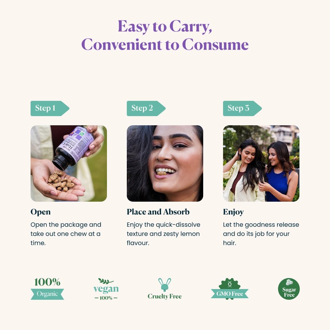 Haircare Chewable - For Hair Strength & Shine