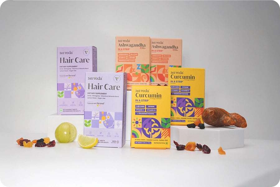 Hair Care Chewable & Ashwagandha in a Strip™ & Curcumin In A Strip™